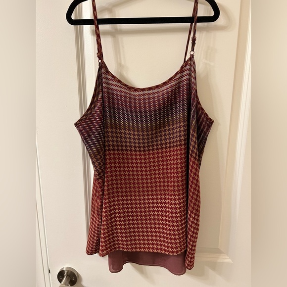 CAbi Red Fitted Sleeveless Camisole - Picture 5 of 7